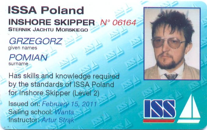 Inshore Skipper — amatorski stopień skippera