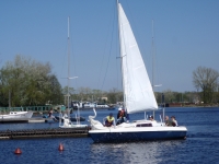 Kurs żeglarski. Zegrze maj 2013